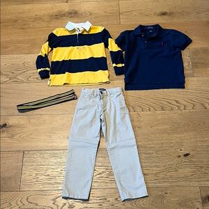 Polo set with belt size 5